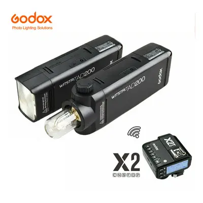 Godox 2.4G TTL HSS AD200 1/8000s Pocket Flash+X2T Bluetooth Trigger