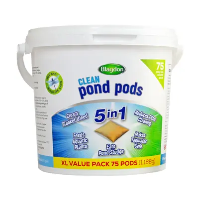 Blagdon Clean Pond Pods Blanket Weed Plant Sludge Remover Water Conditioner