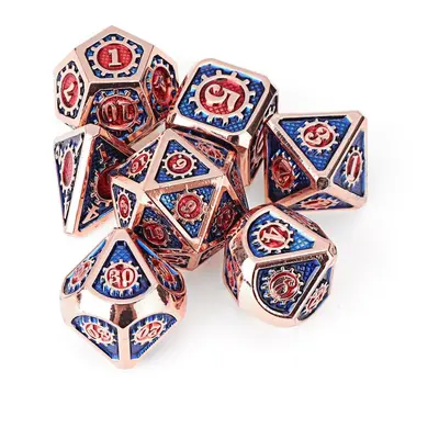 () Beutiful Color Metal Polyhedral Dice Multi-side Set For DND RPG MTG Role Playing Board Game W