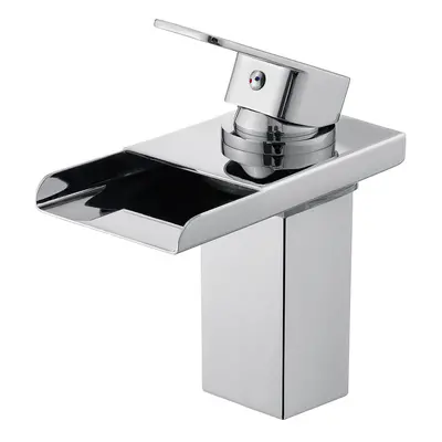 Modern Brass Chrome Mixer Tap Waterfall Kitchen Bathroom Basin Sink Faucet Holes