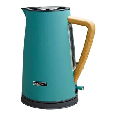 (Lake Blue) 1800W 1.7L Electric Kettle Stainless Steel Auto Power-off Protection Handheld Instan