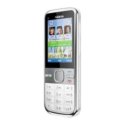 (White) Nokia C5 5MP Single Sim | 512MB | 256MB RAM