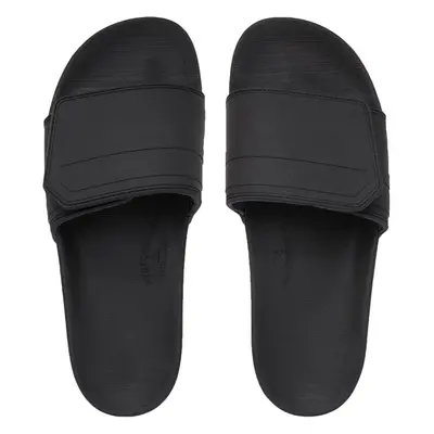 (7 UK, Black) Quiksilver Mens Rivi Adjust Beach Pool Summer Sandals Slides Sliders