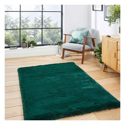 (Green, x cm) Super Soft Fluffy Shaggy Rugs Living Room Bedroom Non Shed cm Thick Shag Pile Rug 