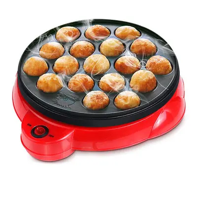 18 Holes Electric Octopus Ball Grill Takoyaki Baking Mould Machine Mini Electric Chibi Maruko Gr