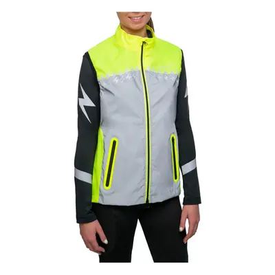 (S, Yellow/Silver) Silva Flash Womens/Ladies Lightweight Reflective Gilet