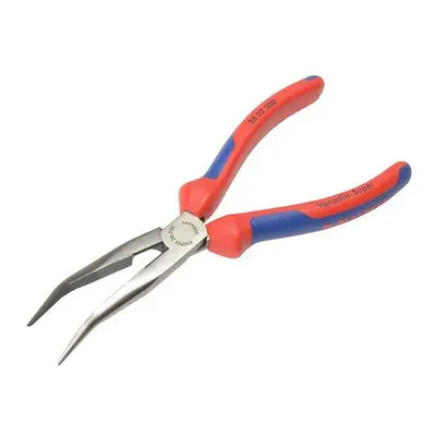 Knipex 22 SB Bent Snipe Nose Side Cutting Pliers Multi-Component Grip 200mm (8in)