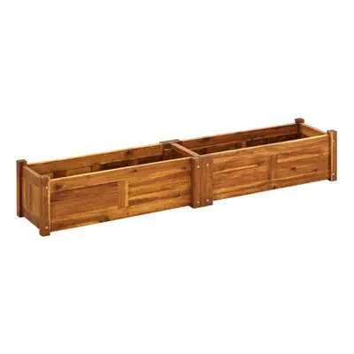 vidaXL Garden Raised Bed Acacia Wood 150x30x25cm Vegetable Flower Pot Bed