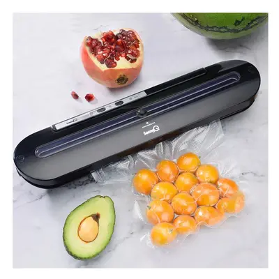 (Black, US Plug) Automatic Vacuum Food Sealer AC220-240V /50Hz Smart Button Energy Saving -EU/US