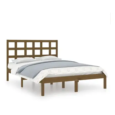 (honey brown, x cm) vidaXL Solid Wood Bed Frame Bedroom Bedstead Bed Base Multi Colours/Sizes