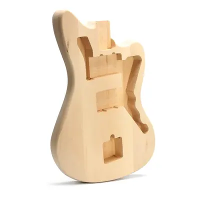 DIY Unfinished Basswood Electric Guitar Body Kit Set For String Guitar Musical Instrument