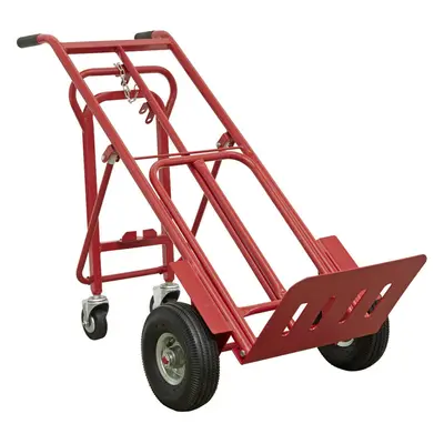 250kg Heavy Duty in Sack Truck & Pneumatic Tyres - 45Ã Support Trolley Legs