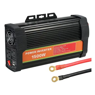 DC12V to AC110-130V Power Inverter Modified Sine Wave Household Car Converter with 4.2A Dual USB