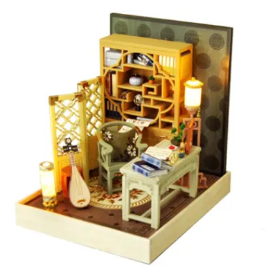 Doll House TW37 Ink Color Collection of Qingdai Creative Antiquity Scene Handmade Small House