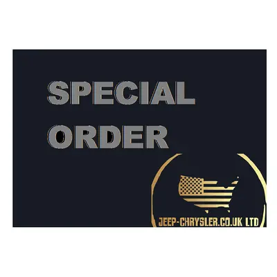 SPECIAL ORDER