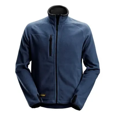 (S, Navy) Snickers Mens Fleece Jacket