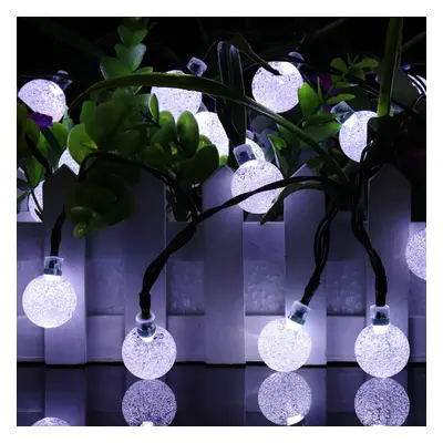 (White) LED Solar Power Christmas Fairy String Light Party Outdoor Patio Decor Lamp