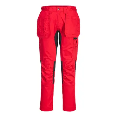 (30R, Deep Red) Portwest Mens WX2 Cargo Trousers