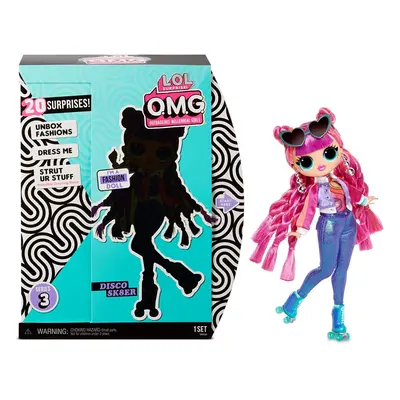 LOL Surprise ROLLER CHICK Fashion Doll, With Surprises, Designer Clothes, Glitter Outfits, And F