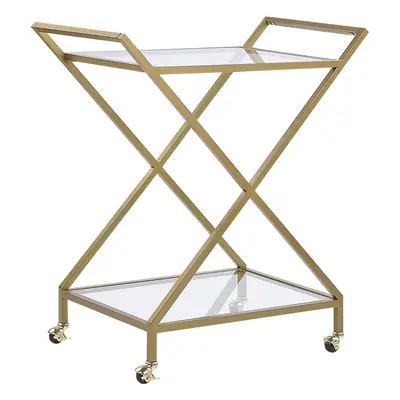 Kitchen Trolley IVERA Metal Transparent