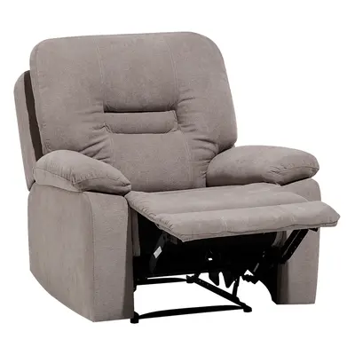 Recliner Chair BERGEN Fabric Taupe