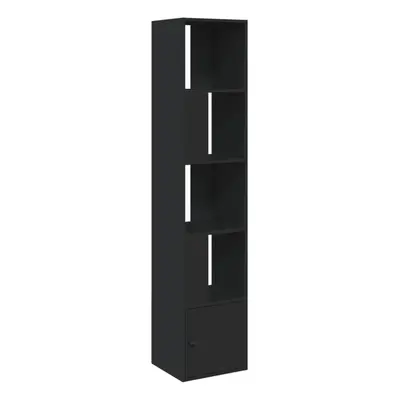 (black, x x cm) vidaXL Bookcase Bookshelf Book Rack Storage Cabinet Cupboard Engineered Wood