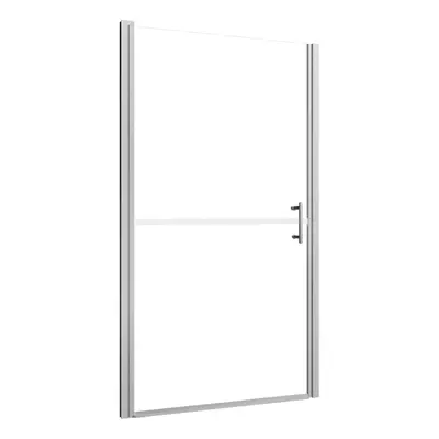 vidaXL Shower Door Frost Tempered Glass Bathroom Enclosure Screen Partition