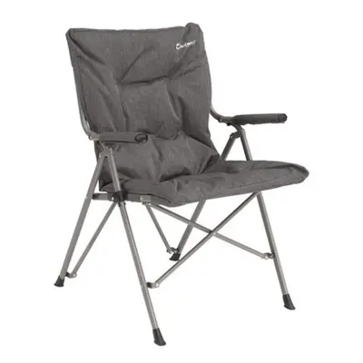 Outwell Grey Alder LakeÂ Folding Chair With Storage Pocket For Outdoor Events, Camping and Festi