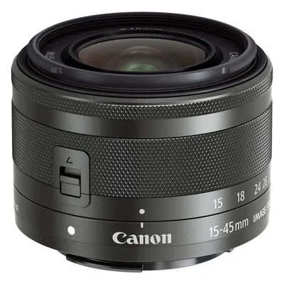 Canon EF-M 15-45mm F3.5-6.3 IS STM (Retail Pack, Black)