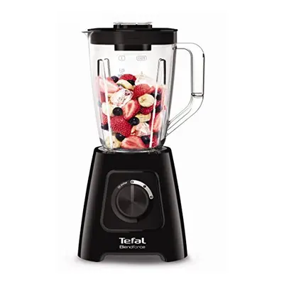 Tefal Blendforce II Blender, 1.25L Plastic Jug, 600W, Removeable Stainless Steel Blades, Program