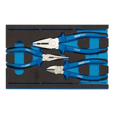 Heavy Duty Plier Set in 1/4 Drawer EVA Insert Tray (3 Piece)