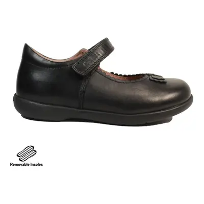 (11.5 (Children's)) J Naimara | Black | Girls School Shoes