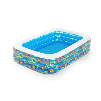 Bestway Inflatable Kids Pool Blue 229x152x56 cm Above Ground Swimming Pool