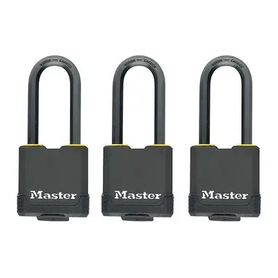 Master Lock M115TRILF Excell Weather Tough 45mm Padlock Pin- Keyed Alike x