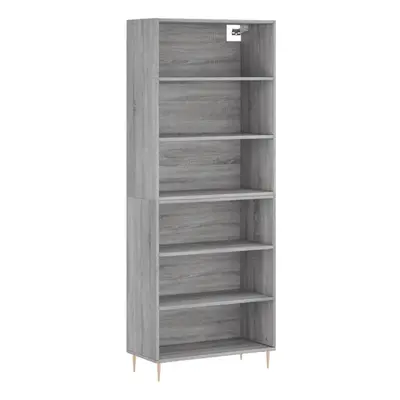 (concrete grey, shelves) vidaXL Highboard Sideboard Cupboard Side Cabinet Grey Sonoma Engineered