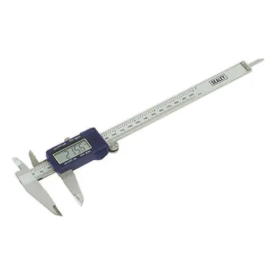 200mm Digital Vernier Calipers - Hardened & Tempered - LCD Display - Case