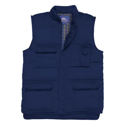 (L, Navy) Portwest Mens Shetland Bodywarmer (S414) / Jacket