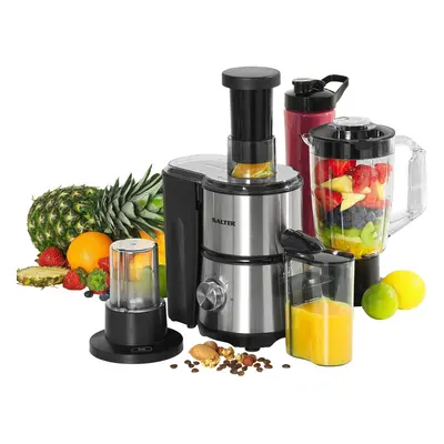 Salter EK4294 Juicer And Blender ? 4-in-1 With 1L Jug Blender, Fruit Juicer, Nuts/Coffee Grinder