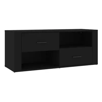 (Black) vidaXL TV Cabinet Engineered Wood Media HiFi Cabinet TV Console Multi Colours