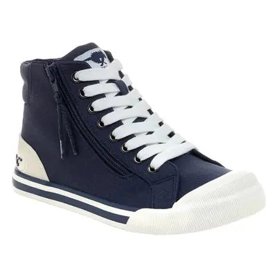 (8 UK, Navy) Rocket Dog Womens/Ladies Jazzin Hi Trainers