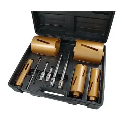 Diamond Core Drill Set 11pc Boiler Flue Soil Pipe etc (Genuine Neilsen CT0688)