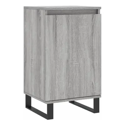 (grey sonoma, pcs) vidaXL Sideboard Storage Side Cabinet Cupboards pcs White Engineered Wood