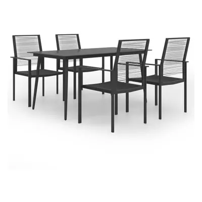 vidaXL Garden Dining Set Piece Outdoor Patio Furniture Table and Chairs