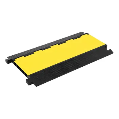 vidaXL Cable Protector Ramp with Channels cm Rubber Road Traffic Signs