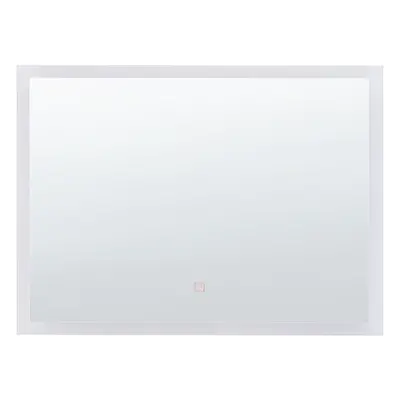 LED Bathroom Mirror ADOUR cm cm Silver