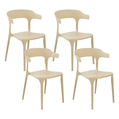 Set of Garden Chairs GUBBIO Sand Beige