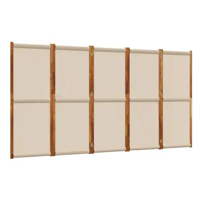 (taupe, x cm) vidaXL Room Divider Wall Partition Screen Panel Room Separator Privacy Screen