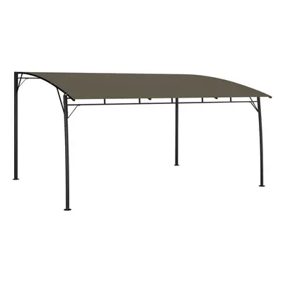 vidaXL Garden Sunshade Awning 4x3x2.55 m Taupe