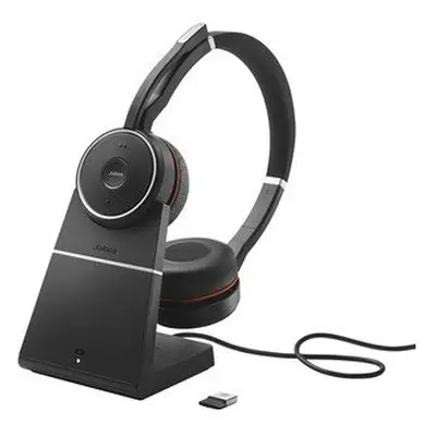 Jabra Evolve Ms Wireless Bluetooth Mm Stereo Headset Over-The-Head Ci 7599-832-199