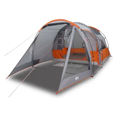 (grey, 4-person) vidaXL Family Tent 6-Person Outdoor Lightweight Tent Camping Tent Waterproof